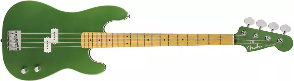 Fender Aerodyne Special Precision Bass and Jazz Bass Speed Green Metallic P Bass